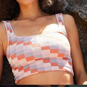 FP Movement Happiness Runs Jacquare Square Neck